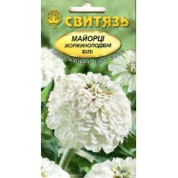 Насіння квіти Майорці стрункі жоржиноподібні Білі, 1 г