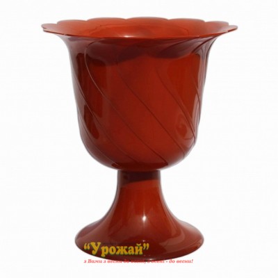 Вазон Тюльпан на ножке 19 (тера)