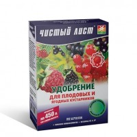 Удобрение кристаллическое Чистый лист для плодовых и ягодных, 300 г