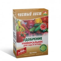 Удобрение кристаллическое Чистый лист универсальное для сада и огорода, 300 г