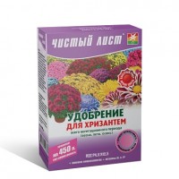 Удобрение кристаллическое Чистый лист для хризантем, 300 г