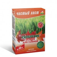 Удобрение кристаллическое Чистый лист осеннее для газонов, 300 г