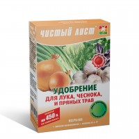 Удобрение кристаллическое Чистый лист для лука, чеснока и пряных, 300 г