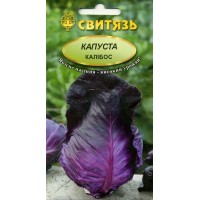 Насіння капуста червоноголова Калібос (конічна), 0,3 г