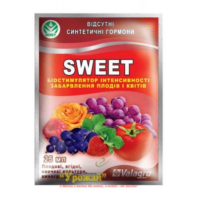 Біостимулятор збільшення розміру плодів Sweet, 25 мл