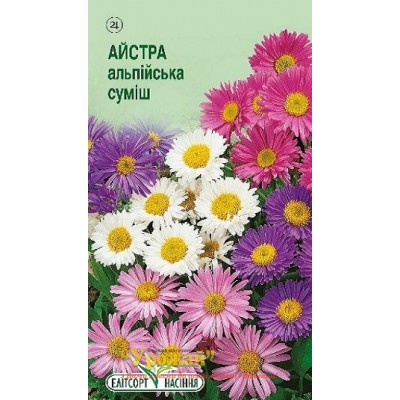 Семена цветы "Астра Альпийская смесь" 0.1 г