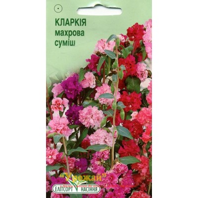 Насіння квіти Кларкія махрова суміш, 0,3 г