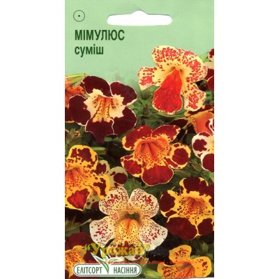 Насіння квіти Мімулюс суміш, 0,05 г