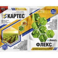 Инсектицид Картес, к.с., 3 + 0,6 мл + Прилипатель Флекс, в.р., 10 мл