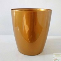 Вазон Амели с подставкой 22 (золотой)