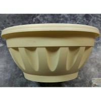 Вазон з підставкою Жанна 20*8 (жовтий)