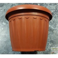 Вазон с подставкой Терра 30*23 (терракота)