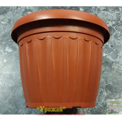 Вазон с подставкой Терра 30*23 (терракота)