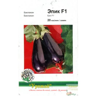 Насіння баклажан Епік F1, 20 насінин