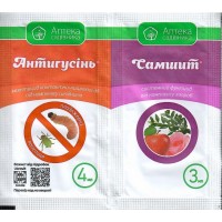 Инсектицид Антигусеница 4 мл + Самшит 3 мл